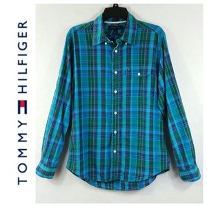 Tommy Hilfiger Slim Fit Button Down Shirt  Sz M